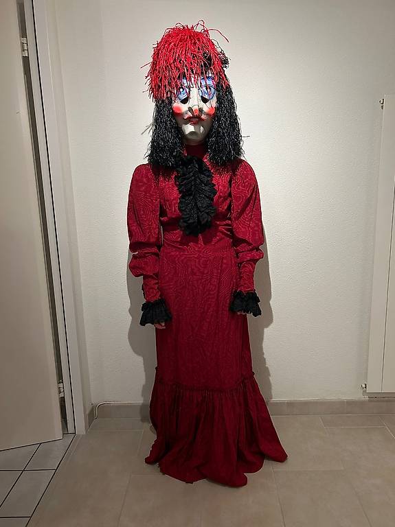 Fasnachtskostüm Alti Dante Tante Basler Fasnacht Larve