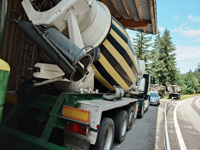 Betonmischer- Auflieger, Betonmischer