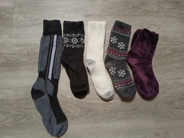 5 Paar Wintersocken / Skisocken 39-41
