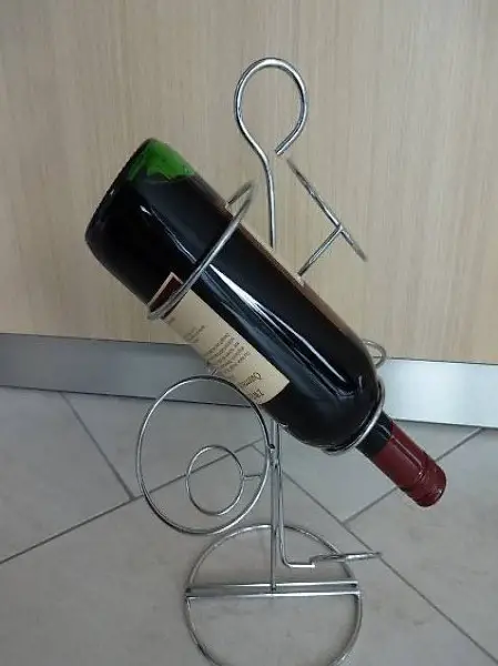 2 exclusive Weinständer - besondere Form