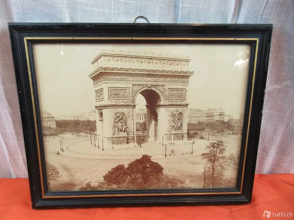  Altes Foto The Arc de Triomphe Paris