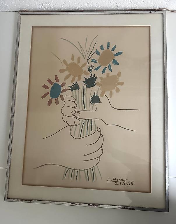 Stampa Picasso "Bouquet de Paix"
