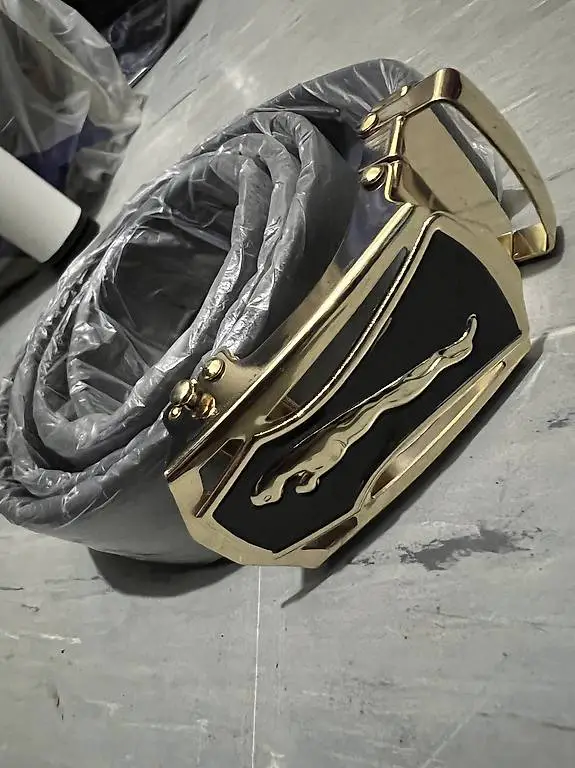 2 x Jaguar Echtleder Gürtel