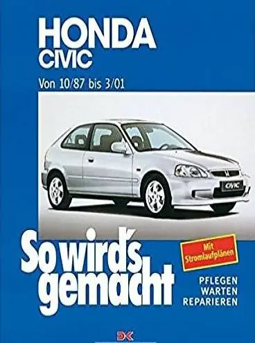  Honda Civi - Pflegen, warten, reparieren