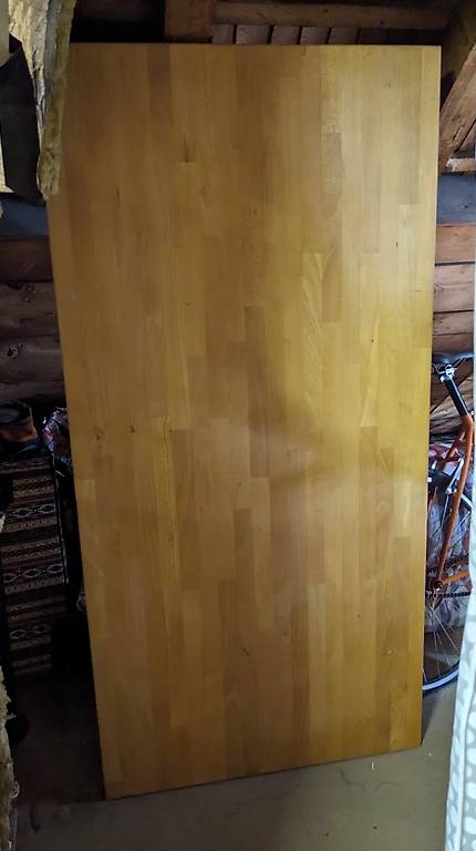 Massivholzplatte Tischplatte Massivholz Ikea 155,5 x 76