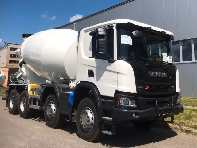 scania, p420 8x4 fml 9 m3 hardox, betonmischer