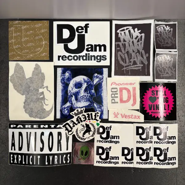 >rar: >sticker aufkleber hiphop rnb blackmusic vestax