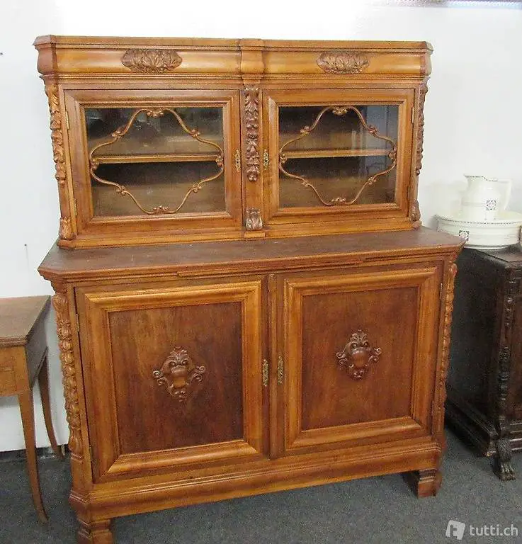 Büffet Vitrine Schrank 100 jährig