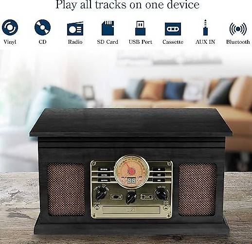 Nostalgie Plattenspieler mit USB etc.