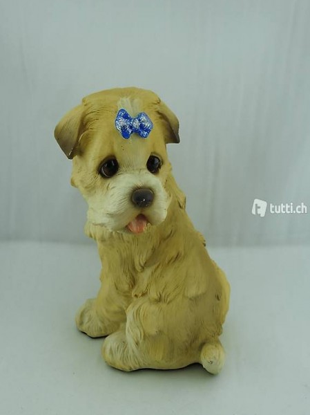 YORKY - Hunde Figur - Polyresin - Handbemalt
