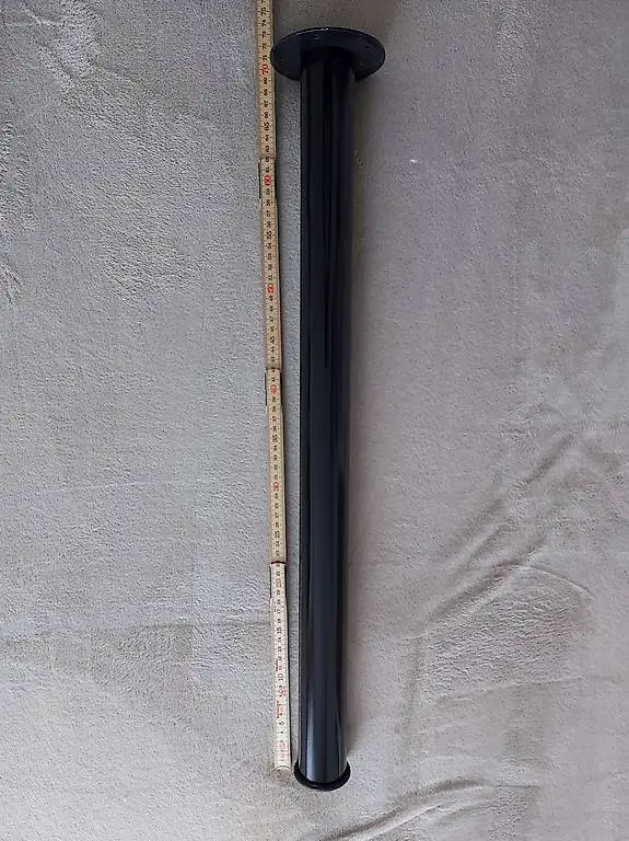 Neue Tischbein Stütze, schwarz, 70 cm Lang