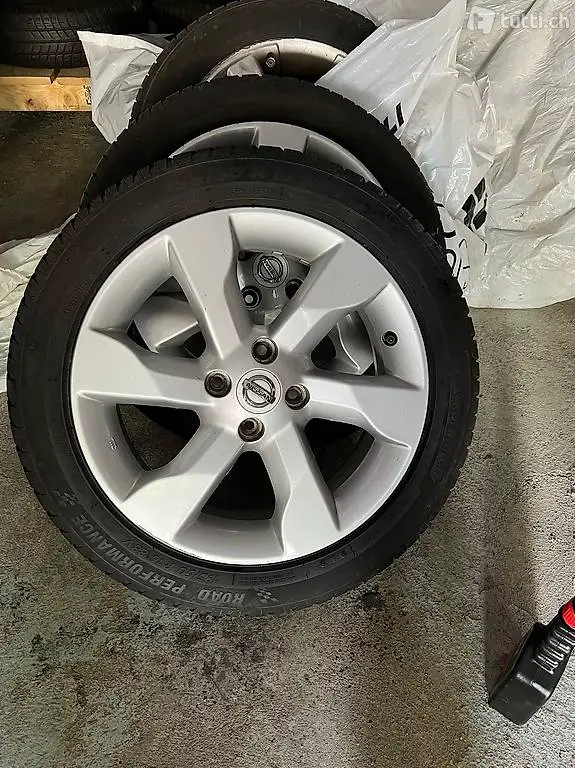 Gute Sommerferien mir Original Nissan Alufelgen