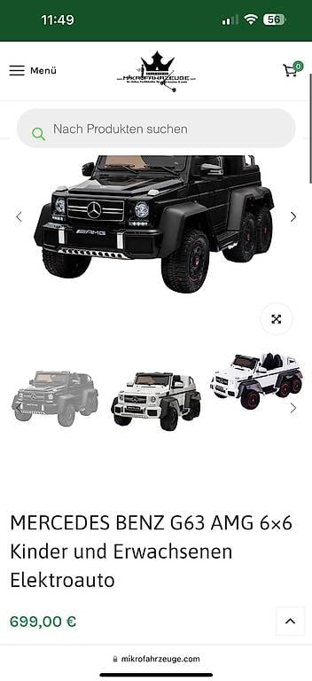 G6x6 gebraucht im sehr guten Zustand.