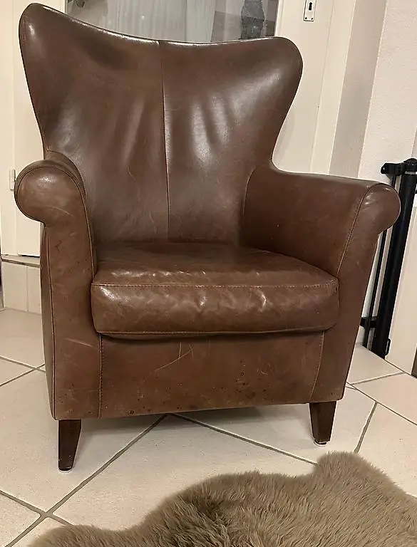 Ledersessel zu verkaufen