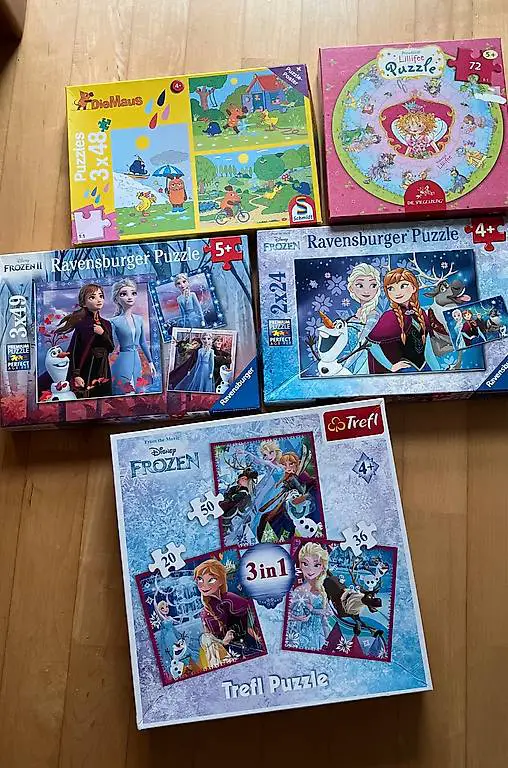 DIV Puzzle ab 4 Jahren Anna und Elsa