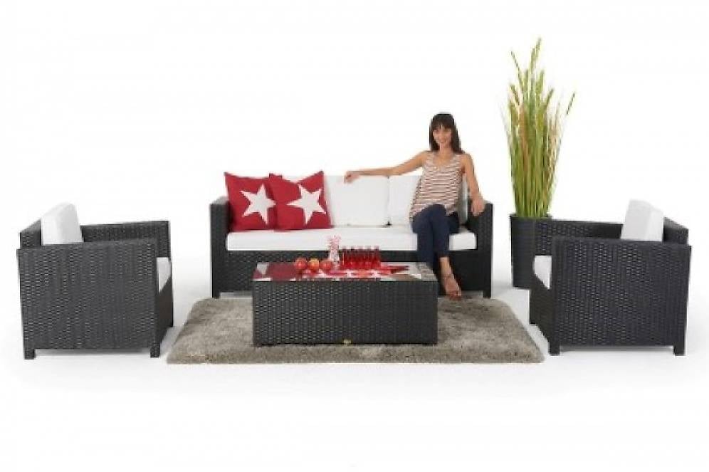 Mobilier de jardin noir