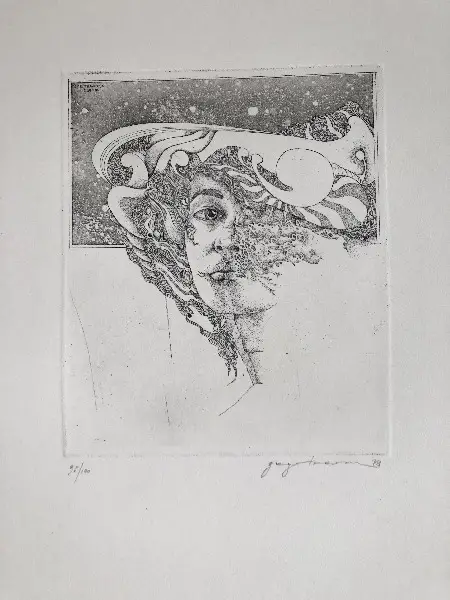 Radierung Gregor Travessa