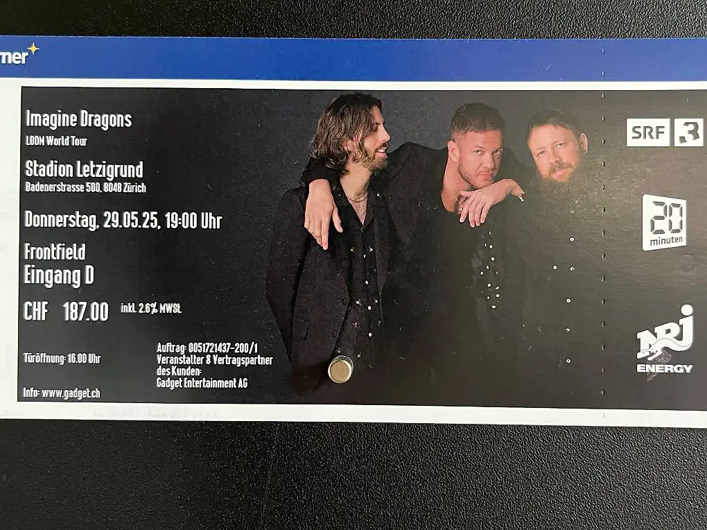 Imagine Dragons Ticket