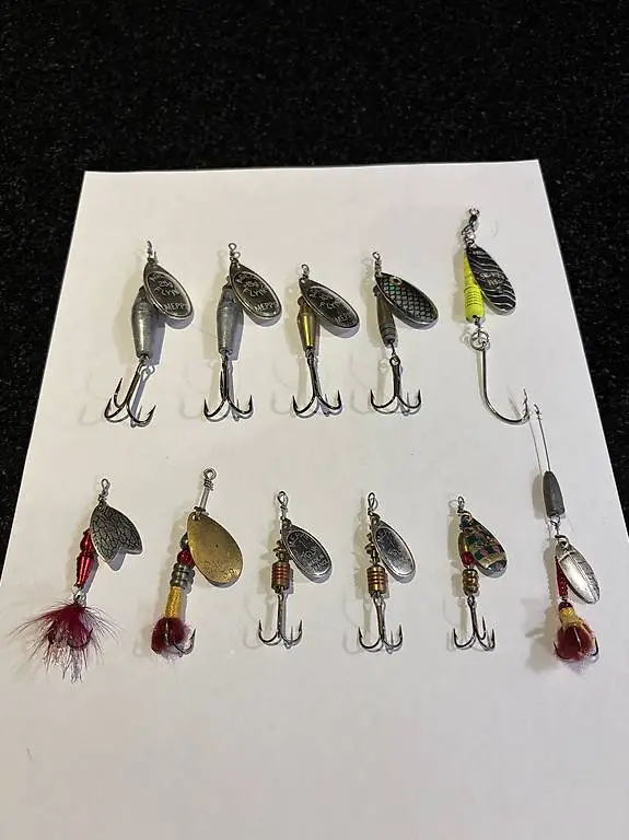 Angelköder Spinner für Forelle und Barsch