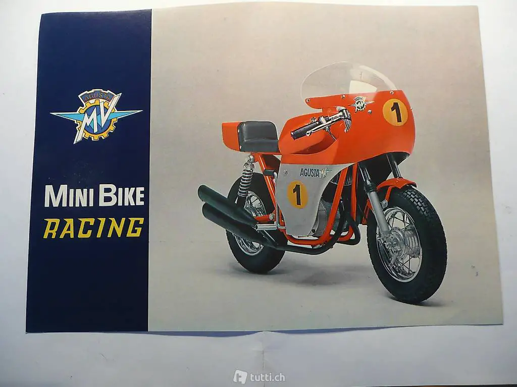 mv agusta prospekt mini bike 1975 4zylinder oldtimer