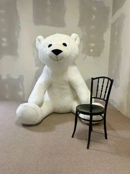 XXL Plüsch Eisbär Kuscheltier Plüschtier Lebensgross
