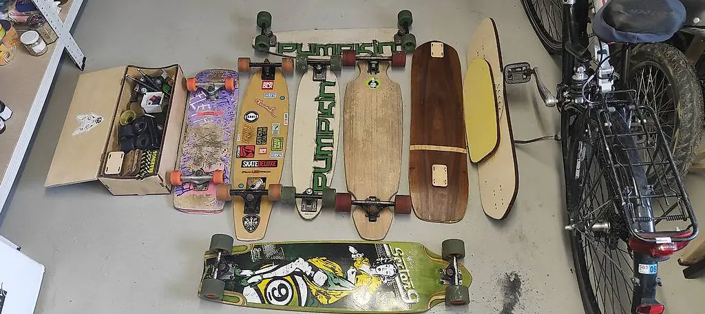 Skateboard Sammlung