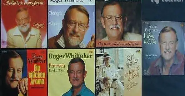ROGER WHITTAKER - Sammlung: 7 Vinyl-Singles