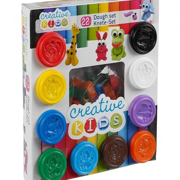  Creative kids Knetmasse 22tlg.