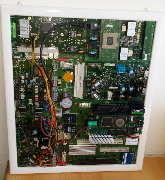 PC Kunstwerk im Bilderrahmen