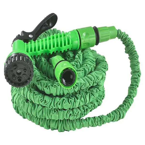  Flexibler Gartenschlauch Aqua 15m mit Multifunktionsbrause