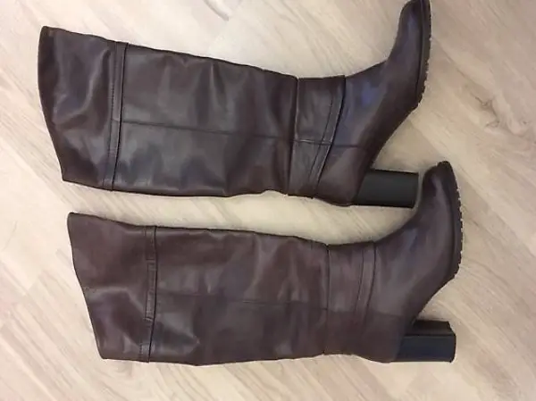 Braune Lederstiefel Gr. 36