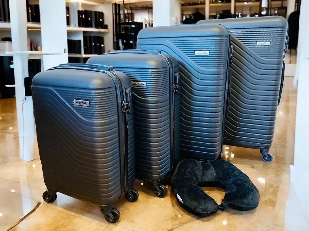 5 tlg. Hartschalenkoffer Koffer Aktion wayBAG in SCHWARZ NEU