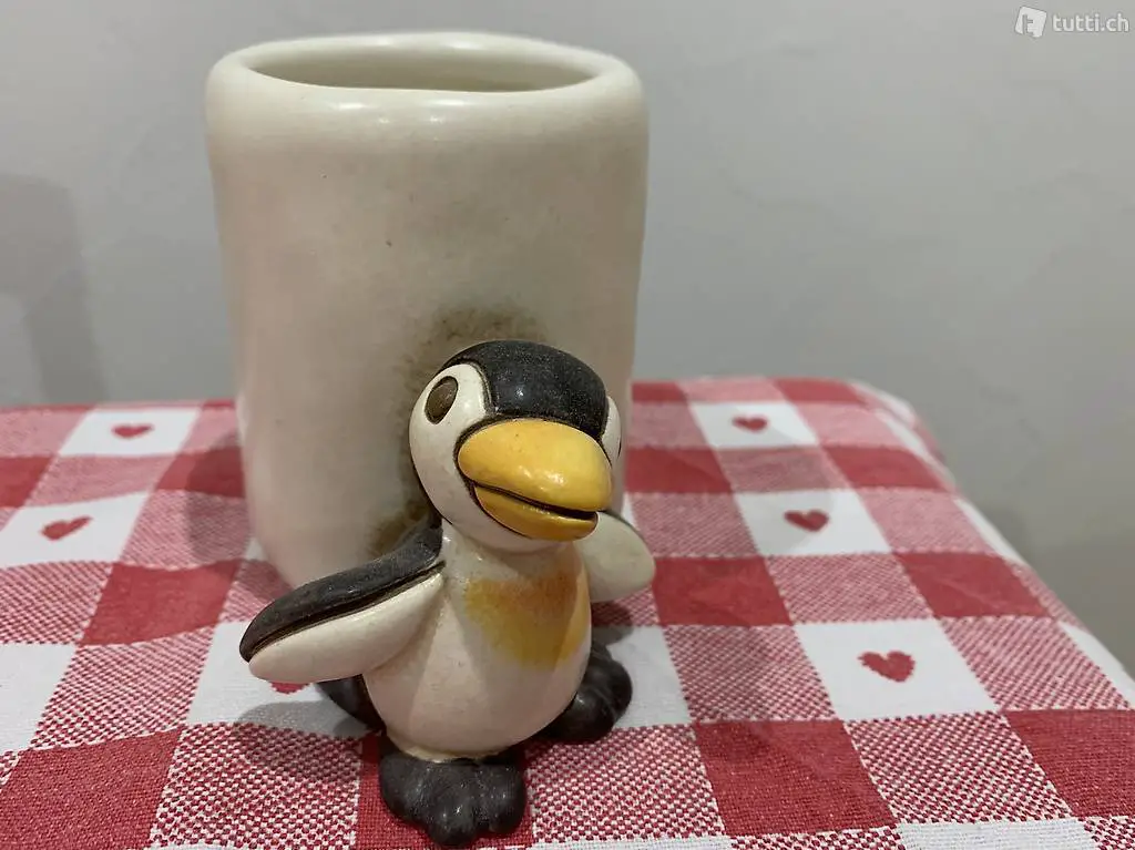 Thun: portaspazzolino - linea bagno pinguino