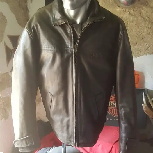 Helston"s Motorrad-Lederjacke Grösse L