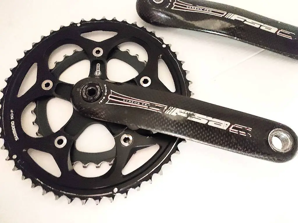 FSA Carbon Pro Rennvelo Kurbel Satz 50/34T 10sp Isis Drive