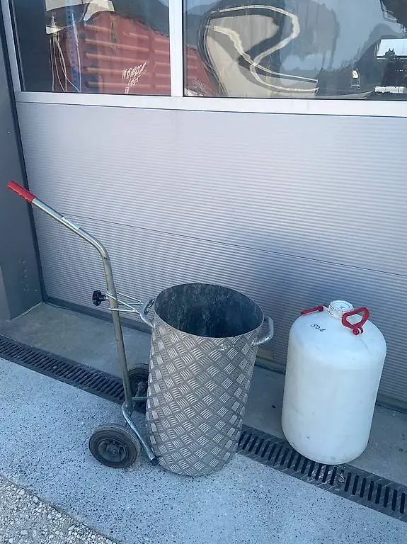 Sackkarre für Abfallbehälter, Gasflasche usw.