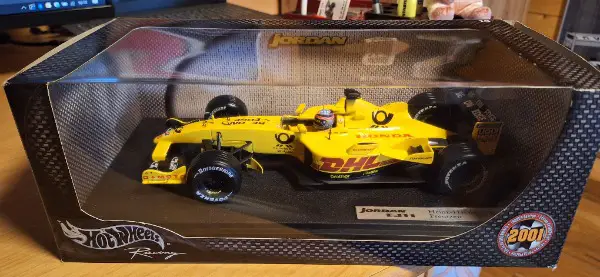 Jordan EJ12 Honda Takuma Sato F1 2002 Hotwheels 1:18