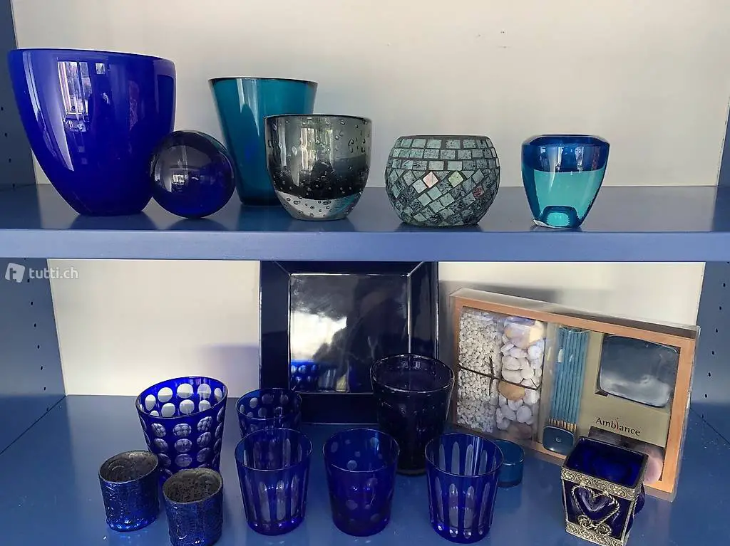 Vasen und Windlichter zusammen von Interio neu