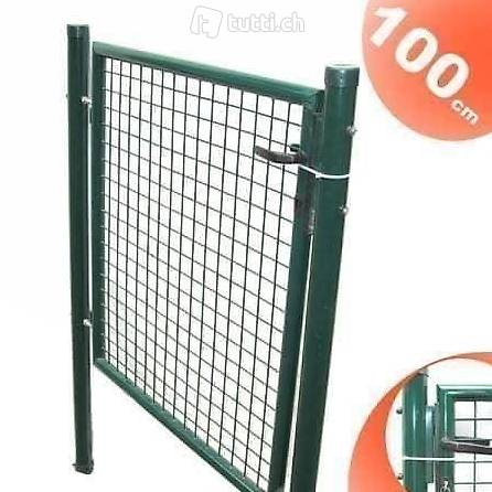  NEU Gartenpforte Zaun Gartentor 100x100cm