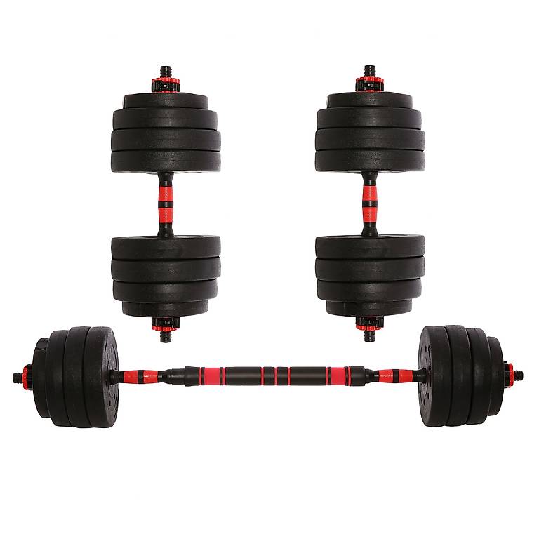 Hantelset Kurz- und Langhantel 40 kg