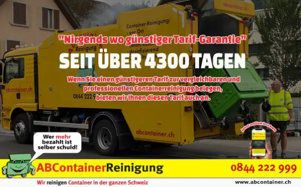Containerreinigung in und um Bern zum besten Tarif