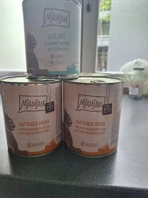 Katzenfutter 800g Dose mjam mjam