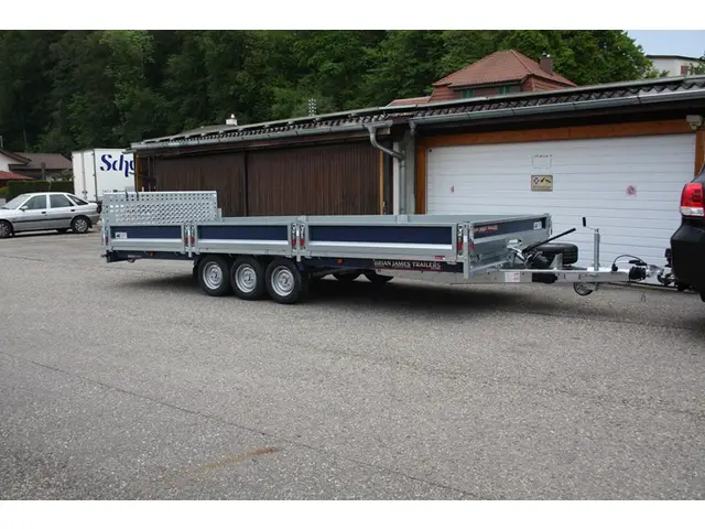 BRENDERUP, 3 Achsanhänger, Plattform