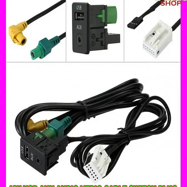  VW USB AUX Audio-Video-Kabel-Schalter