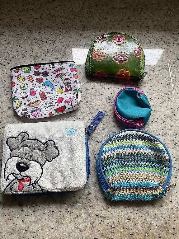 5 Portemonnaies Geldbörsen Paket Leder Nici