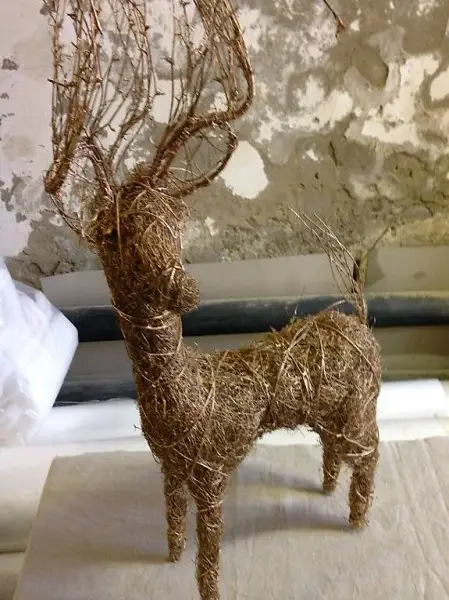 Goldener Hirsch (Tischdekoration)