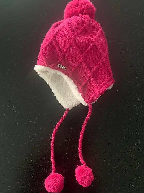 Areco Kappe Mütze Pudelmütze Ohren Pendelkappe gefüttert