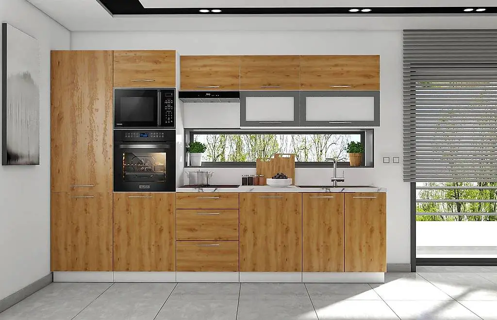 Neue Küche 320cm Einbauküche Perfekt für DIY