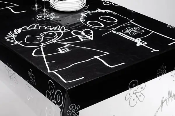  PAVA pure friends Tischtuch weiss