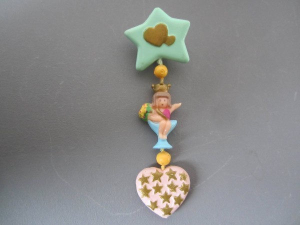  Polly Pocket - 1 boucle d"oreille vintage rare : selon photo